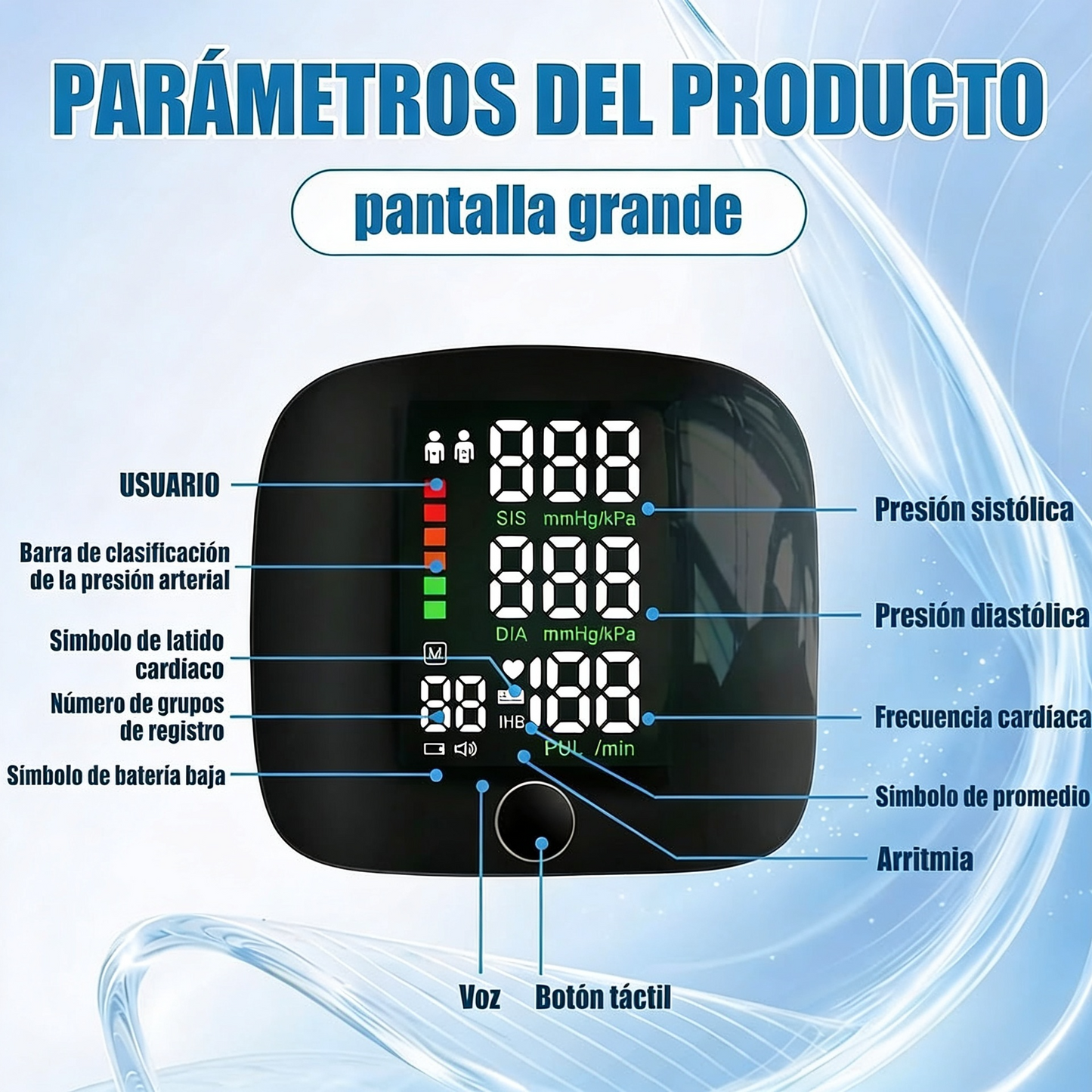 Monitor de Presión Arterial Digital + Envio GRATIS